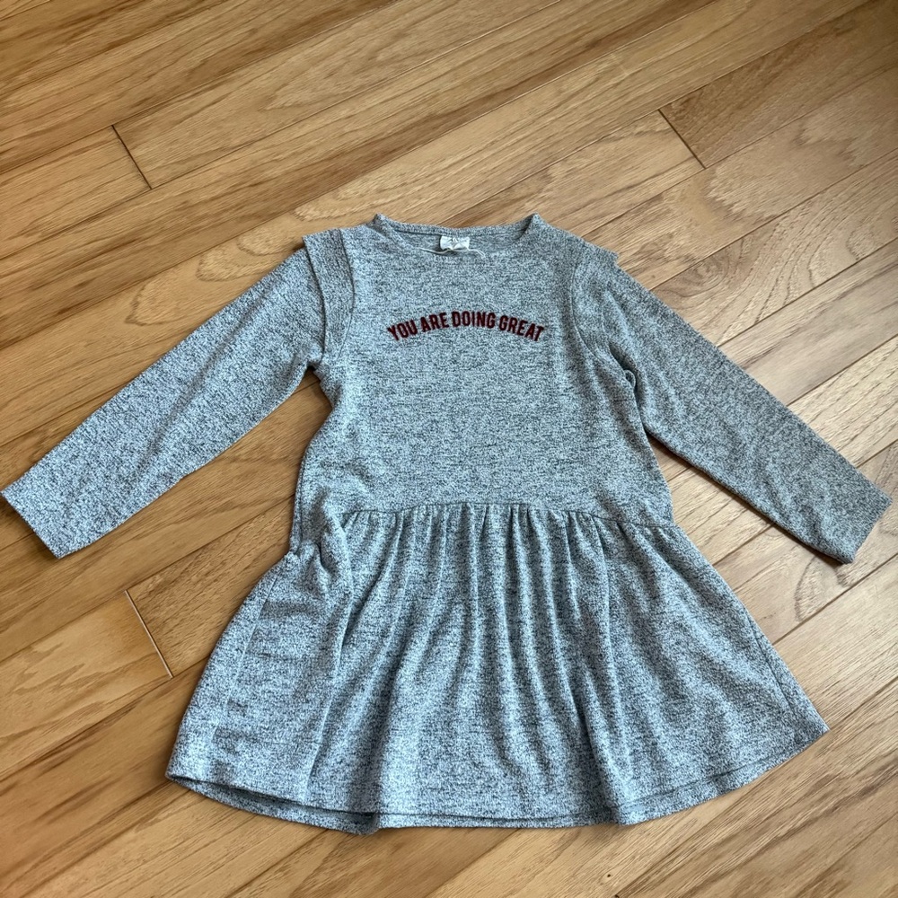 Zara - You Are Doing Great - Heather Gray Knit Dress